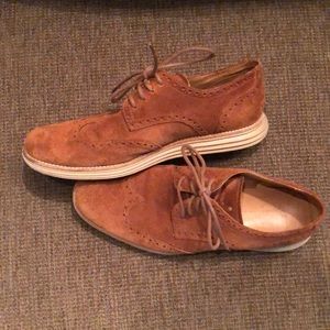 GUC Mens Cole Hann suede dress shoes